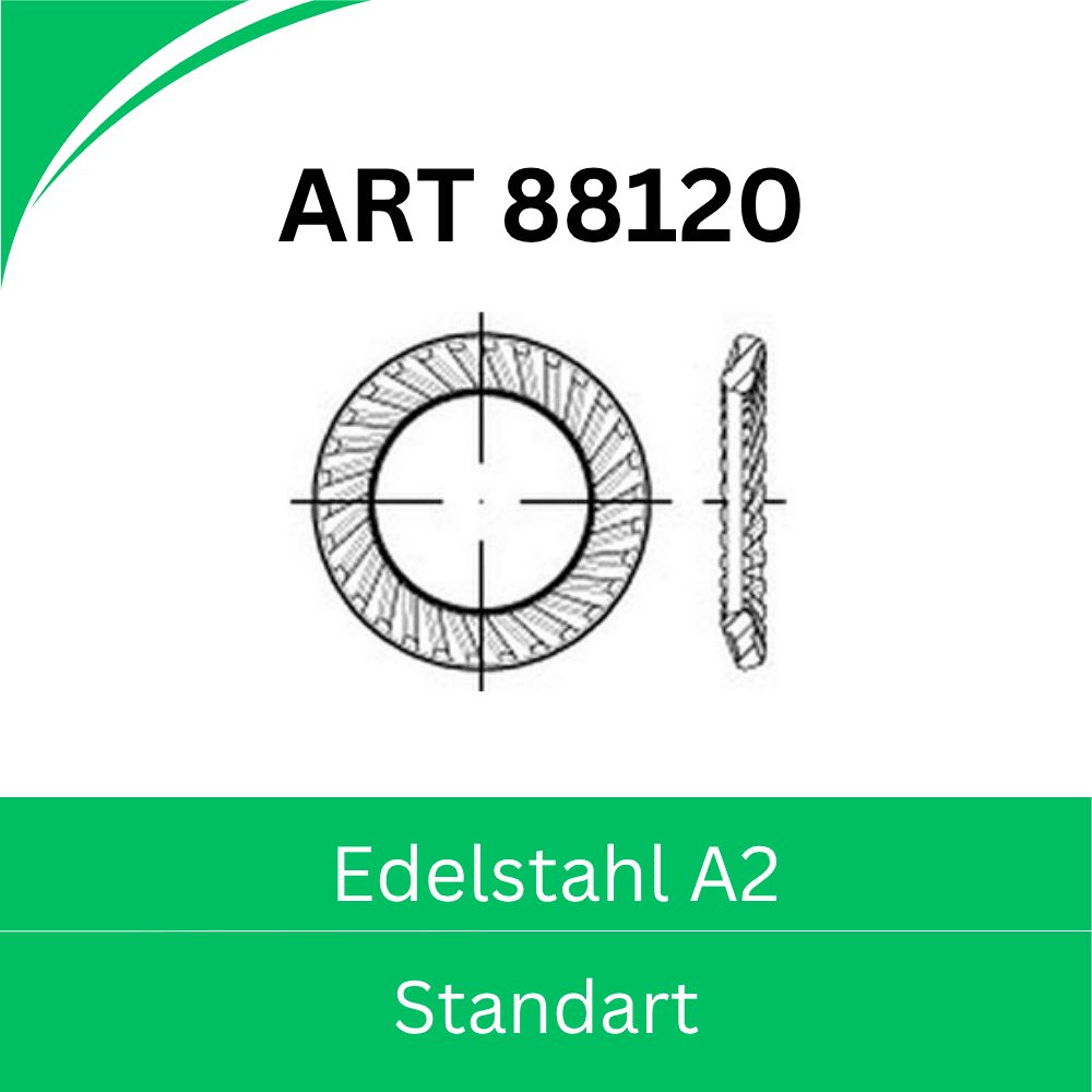 Bild für Kategorie ➤ 88120 Kategorie: Schnorrscheiben -standard- (Edelstahl A2)